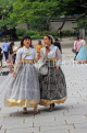 South Korea, SEOUL, Changdeokgung Palace, visitors in Hanbok attire, SK24PL