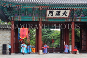 South Korea, SEOUL, Deoksugung Palace, Royal Guard Changing Ceremony, SK582JPL