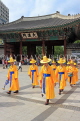 South Korea, SEOUL, Deoksugung Palace, Royal Guard Changing Ceremony, SK594JPL