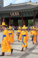 South Korea, SEOUL, Deoksugung Palace, Royal Guard Changing Ceremony, SK595JPL