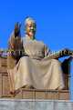 South Korea, SEOUL, Gwanghwamun Square, King Sejong statue, SK551JPL