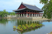 South Korea, SEOUL, Gyeongbokgung Palace, Gyeonghoeru Pavilion, SK357JPL