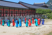 South Korea, SEOUL, Gyeongbokgung Palace, Sumungun (Gatekeeper) Military Training, SK441JPL