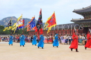 South Korea, SEOUL, Gyeongbokgung Palace, Sumunjang (Royal Guard) Changing Ceremony, SK386JPL