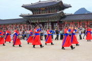 South Korea, SEOUL, Gyeongbokgung Palace, Sumunjang (Royal Guard) Changing Ceremony, SK390JPL