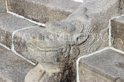 South Korea, SEOUL, Gyeonghuigung Palace, Sungjeongjeon (main hall), stone carvings, SK70JPL