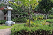 South Korea, SEOUL, Gyeonghuigung Palace, gravestone of Prince Heungchin at palace site, SK737JPL