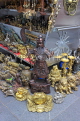 South Korea, SEOUL, Insadong area, flea market stall, statues and antiques, SK303JPL