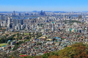 South Korea, SEOUL, Namsan Park, city view, towards Han River, SK1262JPL