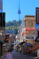 South Korea, SEOUL, Street scene and N Seoul Tower, SK1269JPL