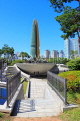 South Korea, SEOUL, War Memorial of Korea, outdoor exhibit areas and 6-25 Tower of Korean War, SK670JPL