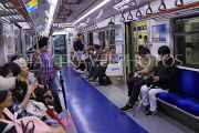 South Korea, SEOUL, public transport, Seoul Subway, train interior, SK1118JPL