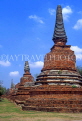 THAILAND, Ayuthaya, ruins of  chedis, near Wat Phra Sri Sanphet, THA1911JPL,