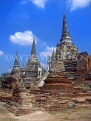 THAILAND, Ayuthaya, the three chedis of Wat Phra Sri Sanphet, THA804JPL