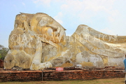 THAILAND, Ayutthaya, Wat Lokaya Sutha, reclining Buddha (Phra Buddha Sai Yat), THA2707JPL