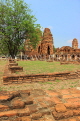 THAILAND, Ayutthaya, Wat Phra Mahathat complex ruins, THA2638JPL
