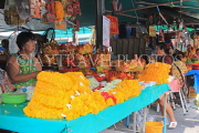THAILAND, Bangkok, CHAO PO SUEA (Tiger God) Shrine, stall selling offerings, THA3265JPL