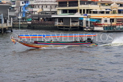 THAILAND, Bangkok, Chao Phraya River, Longtail boat, THA3483JPL