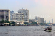 THAILAND, Bangkok, Chao Phraya River, Oriental & Shangri-La hotels, by riverside, THA3527JPL