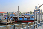 THAILAND, Bangkok, Chao Phraya River, Tha Tien Pier, Cross-River Ferry, THA3398JPL
