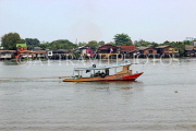 THAILAND, Bangkok, Chao Phraya River, and boat, THA3493JPL