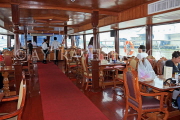 THAILAND, Bangkok, Chao Phraya River, cruise boat interior, THA3477JPL