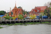 THAILAND, Bangkok, Chao Phraya River, riverside temple, THA3521JPL