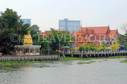 THAILAND, Bangkok, Chao Phraya River, riverside temple, THA3522JPL