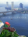 THAILAND, Bangkok, Chao Phraya River, vew from Shangri-La Hotel, THA1822JPL