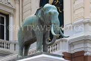 THAILAND, Bangkok, GRAND PALACE (Wat Phra Keo), Chakri Maha Prasat, elephant sculpture, THA2336JPL