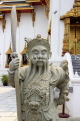 THAILAND, Bangkok, GRAND PALACE (Wat Phra Keo), Chinese statues by Dusit Maha Prasat, THA2355JPL