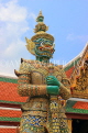 THAILAND, Bangkok, GRAND PALACE (Wat Phra Keo), Demon Guardian (Yaksha), THA2469JPL