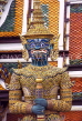 THAILAND, Bangkok, GRAND PALACE (Wat Phra Keo), Demon Guardian (Yaksha) figure, THA1805JPL