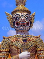 THAILAND, Bangkok, GRAND PALACE (Wat Phra Keo), Demon Guardian (Yaksha) figure, THA682JPL