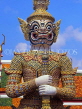THAILAND, Bangkok, GRAND PALACE (Wat Phra Keo), Demon Guardian (Yaksha) figure, THA683JPL