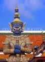 THAILAND, Bangkok, GRAND PALACE (Wat Phra Keo), Demon Guardian (yaksha) figure, THA679JPL