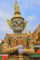 THAILAND, Bangkok, GRAND PALACE (Wat Phra Keo), Demon Guardian Maiyarab, THA2458JPL
