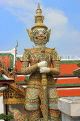 THAILAND, Bangkok, GRAND PALACE (Wat Phra Keo), Demon Guardian Sahassadeja, THA2456JPL