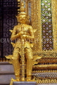 THAILAND, Bangkok, GRAND PALACE (Wat Phra Keo), Demon Guardian figure, THA1797JPL