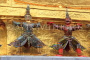 THAILAND, Bangkok, GRAND PALACE (Wat Phra Keo), Demon Guardian figures, THA2549JPL