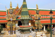 THAILAND, Bangkok, GRAND PALACE (Wat Phra Keo), Demon Guardians (Yaksha), THA2464JPL