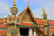 THAILAND, Bangkok, GRAND PALACE (Wat Phra Keo), Demon Guardians (Yaksha), THA2465JPL