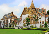 THAILAND, Bangkok, GRAND PALACE (Wat Phra Keo), Dusit Maha Prasat group, THA2365JPL