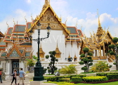 THAILAND, Bangkok, GRAND PALACE (Wat Phra Keo), Rajkaranya Sapha Hall (left), THA2363JPL