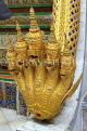 THAILAND, Bangkok, GRAND PALACE (Wat Phra Keo), decorative serpent figures, THA2554JPL