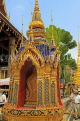 THAILAND, Bangkok, GRAND PALACE (Wat Phra Keo), gilded mosaic encrusted work, THA2488JPL