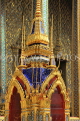 THAILAND, Bangkok, GRAND PALACE (Wat Phra Keo), gilded mosaic encrusted work, THA2489JPL