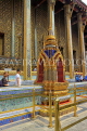 THAILAND, Bangkok, GRAND PALACE (Wat Phra Keo), gilded mosaic encrusted work, THA2490JPL