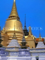 THAILAND, Bangkok, GRAND PALACE (Wat Phra Keo), golden Sri Ratna Chedi, THA667JPL