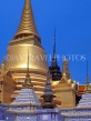 THAILAND, Bangkok, GRAND PALACE (Wat Phra Keo), golden Sri Ratna Chedi, THA668JPL